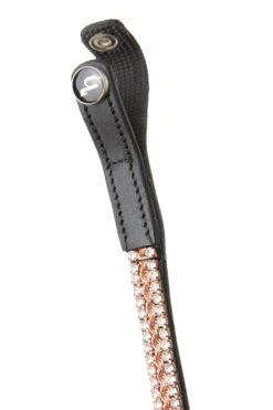 Horze Nancy Stirnriemen Mit Kristallen Und Flechtdetail -Reitsportprodukte Geschäft 10170 BL RGO 2