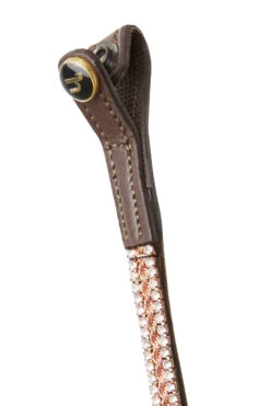 Horze Nancy Stirnriemen Mit Kristallen Und Flechtdetail -Reitsportprodukte Geschäft 10170 br rgo 02