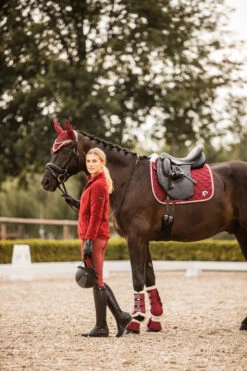 Horze Geneva Dressurschabracke Mit Kunstfell -Reitsportprodukte Geschäft 17436 MWRE 5