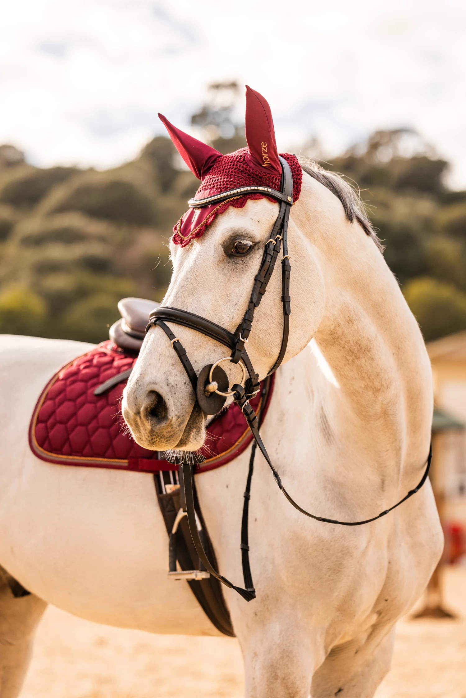Horze Kenya Fliegenhaube 5 Horze Kenya Fliegenhaube – Bild 3
