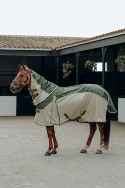 B Vertigo Jordan Combo Mesh Regendecke Mit Abnehmbarem Halsteil -Reitsportprodukte Geschäft 24681 wggr 07