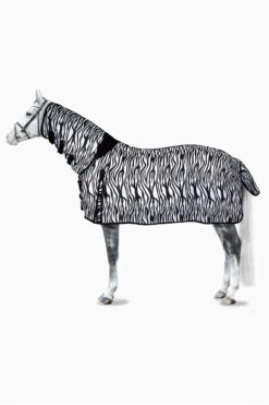 Horze Defender Fliegendecke Mit Festem Halsteil -Reitsportprodukte Geschäft 24844 zebra 01