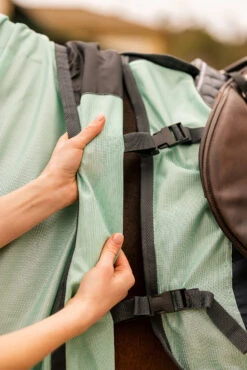 Horze Paso Fino Fliegenausreitdecke Mit Abnehmbarem Halsteil Und UV Schutz -Reitsportprodukte Geschäft 24896 616 10