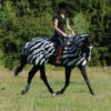 Bucas Buzz-Off Riding Zebra Fliegenausreitdecke -Reitsportprodukte Geschäft 300423 BL WH 6