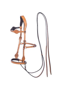 FRA Dandy Sidepull (System 3) Leather, W/ Leather Clip Reins -Reitsportprodukte Geschäft 322950 NAT 1