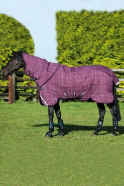Horseware Rhino Plus Vari-Layer Winterdecke Mit Abnehmbarem Halsteil, 250g -Reitsportprodukte Geschäft 327020 BRE G WH 3