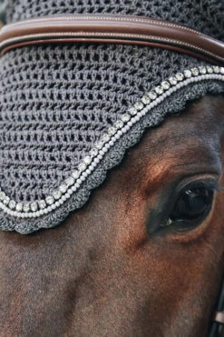 Kentucky Horsewear Stone & Pearl Fliegenmütze Lang -Reitsportprodukte Geschäft 329562 G 3