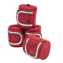 Weatherbeeta Fleece Bling Bandagen 4er Set -Reitsportprodukte Geschäft 331883 MDRE 1