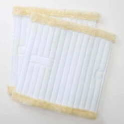 Kavalkade Bandagen-Unterlagen Wool Mit Kunstlammrand -Reitsportprodukte Geschäft 332425 WH 1