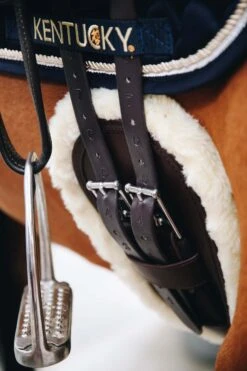 Kentucky Horsewear Anatomischer Lammfell Gurtschoner -Reitsportprodukte Geschäft 338010 NAT 5