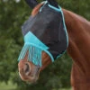Weatherbeeta Comfitec Deluxe Fine Mesh Fliegenmaske Mit Ohren Und Fransen -Reitsportprodukte Geschäft 338275 BL TUB 1
