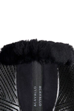 Acavallo Close Contact Gel & Memory Foam Pad Mit Lammfell -Reitsportprodukte Geschäft 342256 BL BL 3