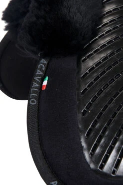 Acavallo Close Contact Gel & Memory Foam Pad Mit Lammfell -Reitsportprodukte Geschäft 342256 BL BL 4