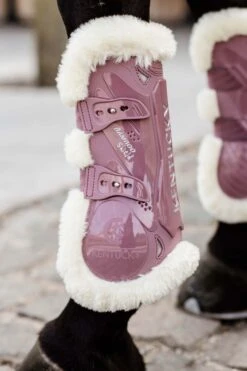 Kentucky Horsewear Bamboo Elastik Gamaschen Mit Veganem Lammfell -Reitsportprodukte Geschäft 342510 ORPI 3